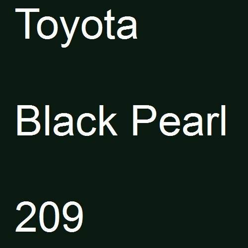 Toyota, Black Pearl, 209.